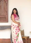 Vk 4515 Georgette Khatli Work Digital Printed Saree
